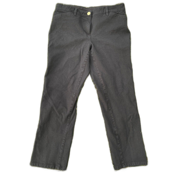 Set of 2 Chicos So Slimming Smooth Girlfriend Jean Chino Pants Size 1 Short / 8P - Picture 3 of 12